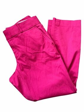 Banana Republic Pink Cropped Chino Pants Barbiecore Preppy Women’s Size 2